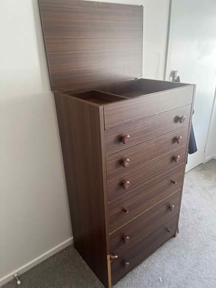 Photo of free Tall boy drawer (Glenfield) #2