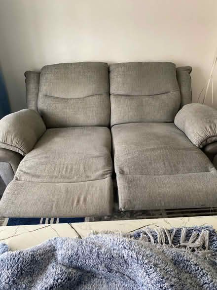 Photo of free Double gray fabric electric recliner (Adlington PR6) #2