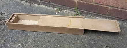 Photo of free 50cm wooden box with sliding lid (Central Letchworth) #3