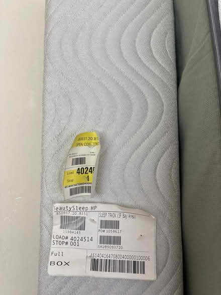 Photo of free Clean mattress, box spring, frame (near De Anza College) #2