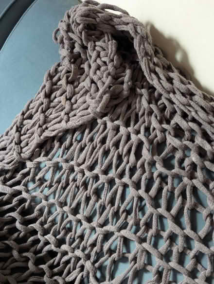 Photo of free 2x large grey crochet throws (Odd Down BA2) #2
