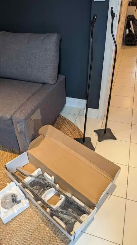 Photo of free 4 x surround sound speaker stands (ME13 7FB) #2