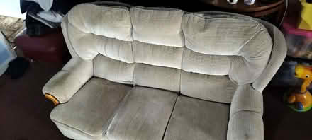 Photo of free 3 seater sofa (Chatham ME4) #3