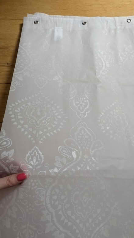 Photo of free 2 shower curtains with hooks (Ballinteer near SuperValu.) #2