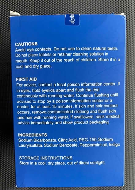 Photo of free Retainer cleaner (Craiglockhart EH14) #2