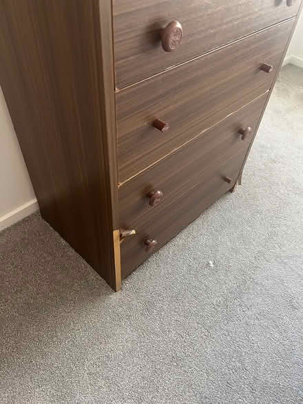Photo of free Tall boy drawer (Glenfield) #1