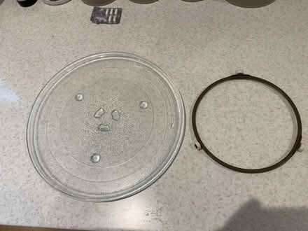 Photo of free Microwave glass turntable plate with ring (Garden City OX5) #1