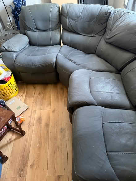 Photo of free Dark sofa (Lower Wortley LS12) #1