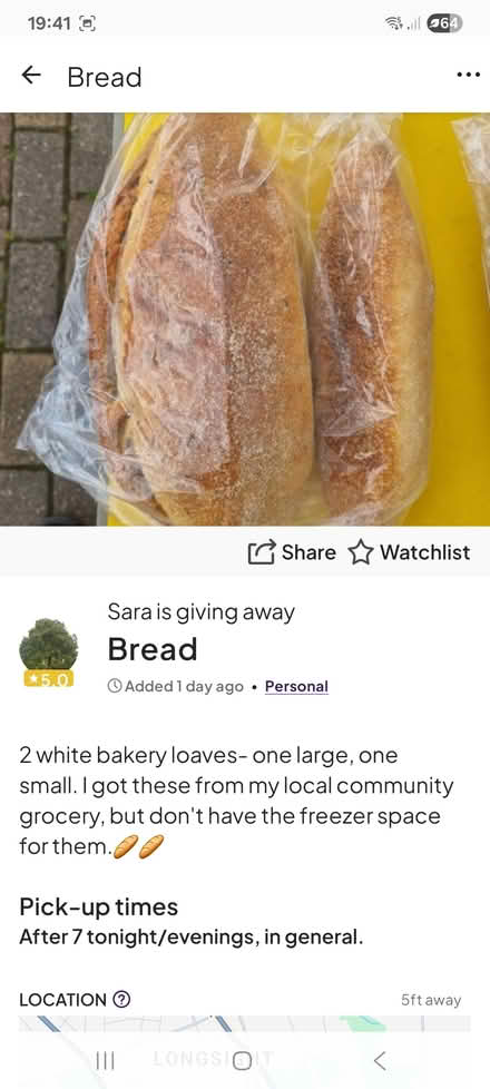 Photo of free More Bread (Levenshulme M19) #1