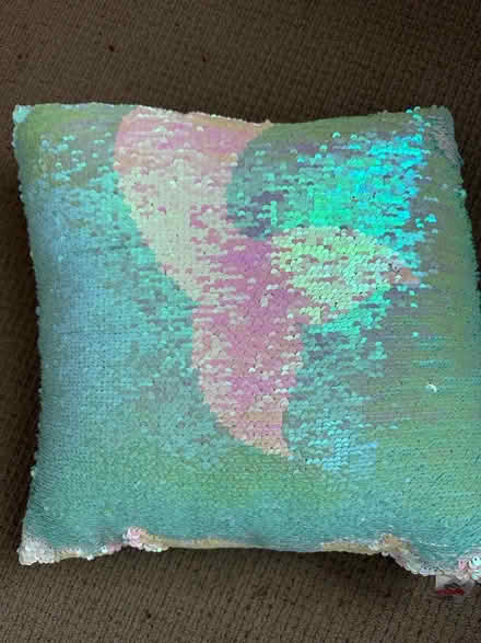 Photo of free Mermaid sequin cushion (Edenbrook GU51) #1
