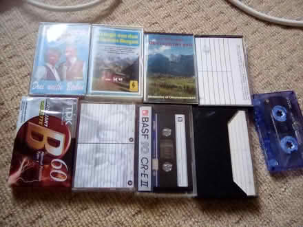 Photo of free 9 cassette tapes (Ewell) #1