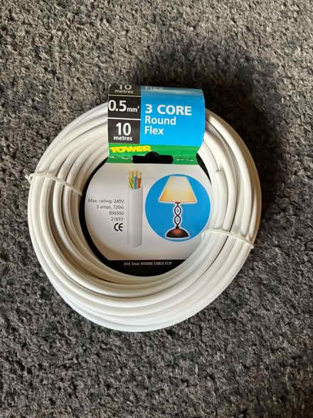 Photo of free 10m 3 core flex cable (Horsforth LS18) #1