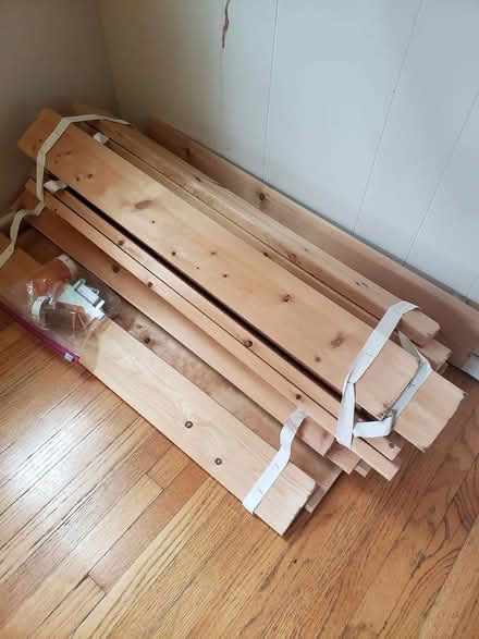 Photo of free IKEA Skorva Queen Sized Bed Frame (Reynier Village, LA) #3