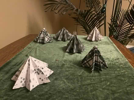 Photo of free origami trees (Winter Hill) #1