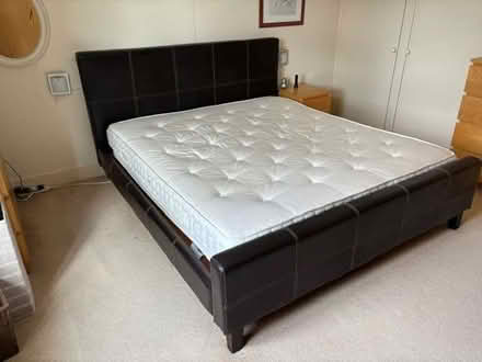 Photo of free Super king bed frame (no mattress) (Aston OX18) #2
