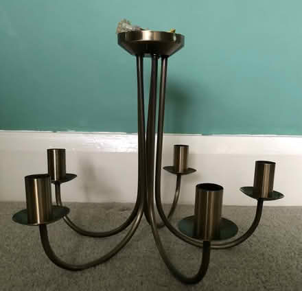 Photo of free candelabra 5 bulbs fitting light (Aigburth L17) #1