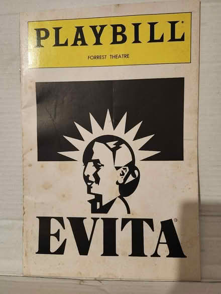 Photo of free 1982 Evita Playbill (Ambler) #1