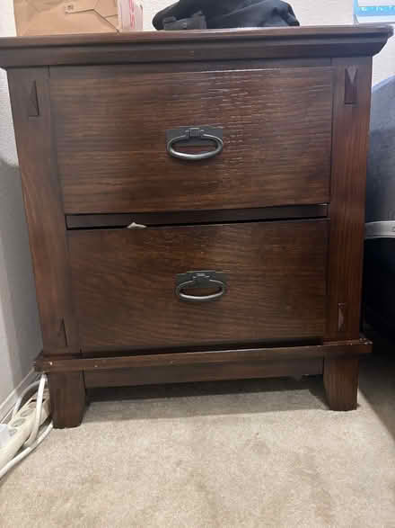 Photo of free 2 matching bedside tables (Agoura (off Liberty Canyon)) #1