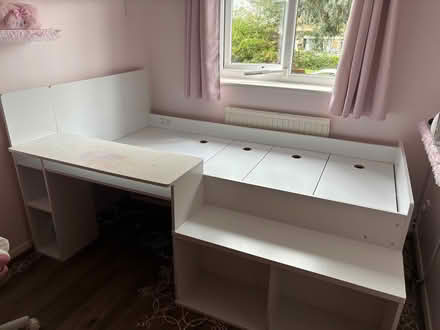 Photo of free Single bed with desk and storage (Lower Earley RG6) #1