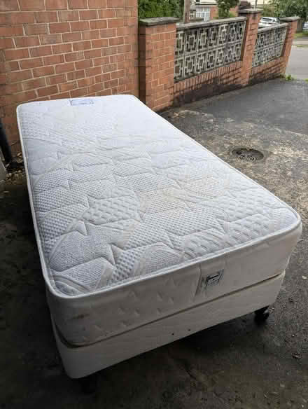 Photo of free Sealy single bed base and Relyon single mattress (Bents Green S11) #4