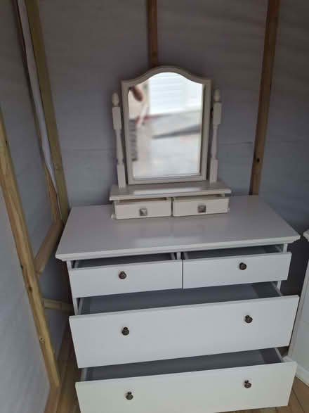 Photo of free 2 white chests of drawers and mirror/vanity unit (Penrith CA11) #4