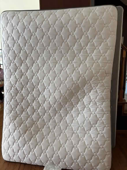 Photo of free Clean mattress, box spring, frame (near De Anza College) #1