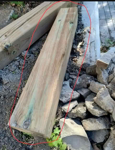 Photo of free Short length of 6x6 PT lumber (Hunt Club/Riverside) #1