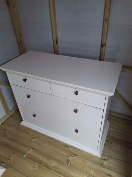 Photo of free 2 white chests of drawers and mirror/vanity unit (Penrith CA11) #2