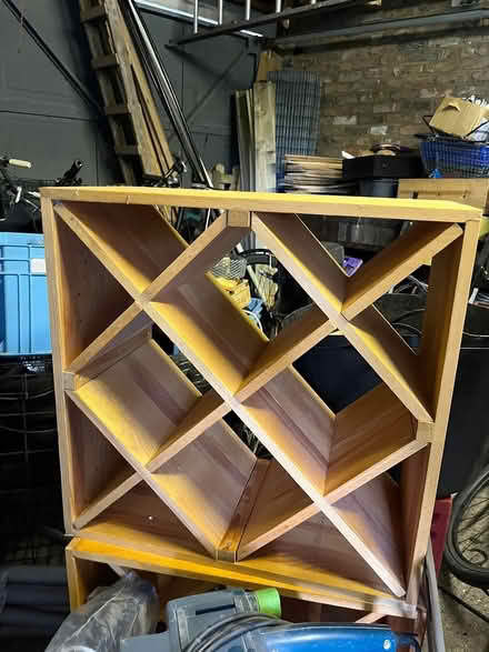 Photo of free Two wooden wine racks (Woking GU21 7RJ) #1