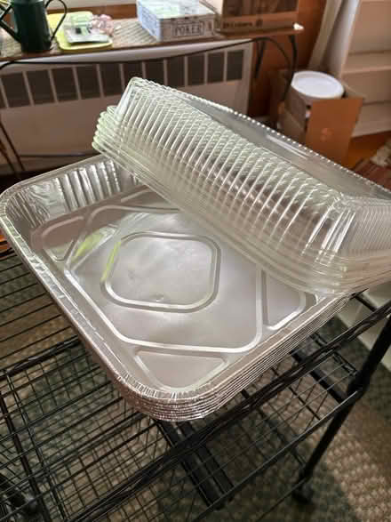 Photo of free Aluminum pans w/plastic lids (Croton-on-Hudson) #1