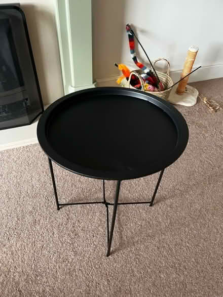 Photo of free JYSK black side table (PR3 longridge) #1