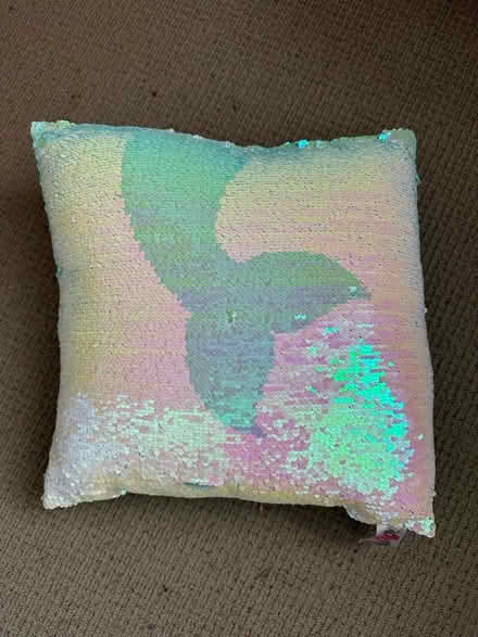 Photo of free Mermaid sequin cushion (Edenbrook GU51) #2