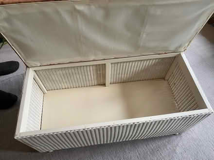 Photo of free Lloyd Loom style ottoman (Winchmore Hill N13) #2