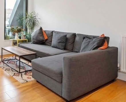 Photo of free Grey sofa bed ikea (Dalston E8) #1