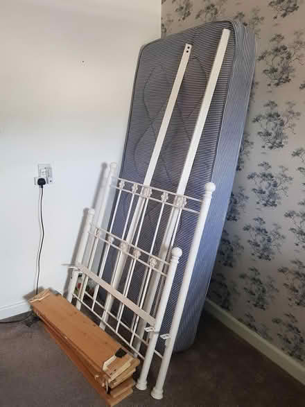 Photo of free Single Bed & Mattress (BA1) #4