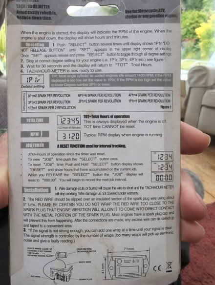 Photo of free Tachometer (Woodley RG5) #2