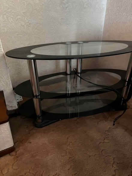 Photo of free Glass TV Stand (Rochford SS4) #1