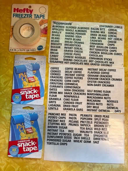 Photo of free Freezer/snack bag tape, labels (Croton-on-Hudson) #1