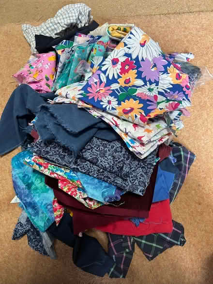 Photo of free Bag of scrap fabrics (Farnborough GU14) #1