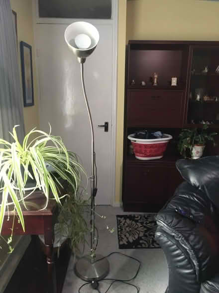 Photo of free Talll silver floor lamp (Liverpool L6 kensington) #1