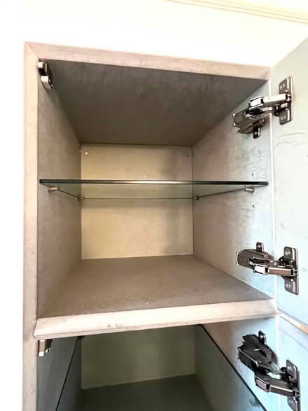 Photo of free Tall cupboard with glass shelves (Chalk Farm NW3) #3