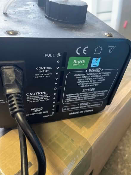 Photo of free Smoke / fog machine (Craiglockhart EH14) #2