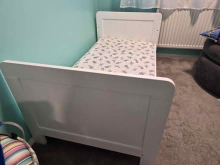 Photo of free Mamas & Papas Cot Bed with Mattress (Bletchley) #3