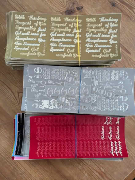 Photo of free Craft peel-offs (Wyton PE28) #1