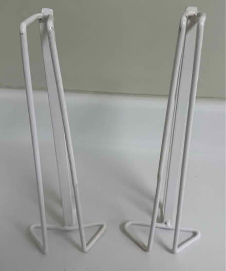 Photo of free 2 metal suspension shelf racks (1075 Valencia Avenue) #2