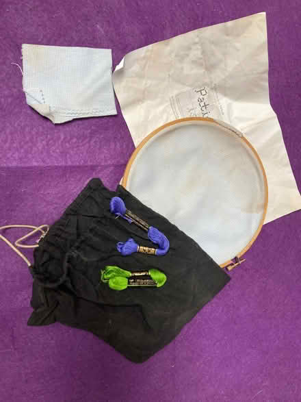 Photo of free Embroidery materials & pattern (Fishponds BS16) #1