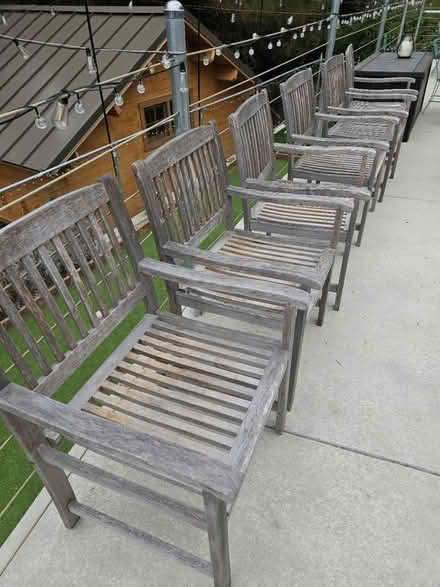 Photo of free Teak chairs (Rancho Palos Verdes) #1