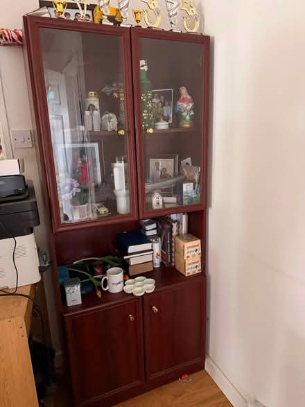 Photo of free Tall wooden shelves (CH49) #1
