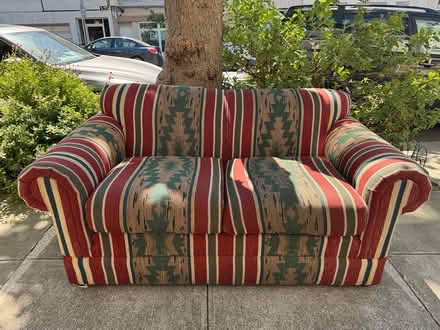 Photo of free Loveseat Sofa Curb Alert (Inner Sunset) #1
