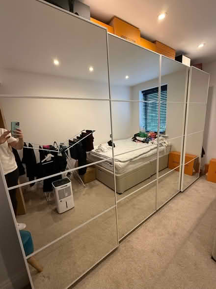 Photo of free Ikea mirrored wardrobes (Brentwood CM14) #2